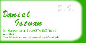 daniel istvan business card